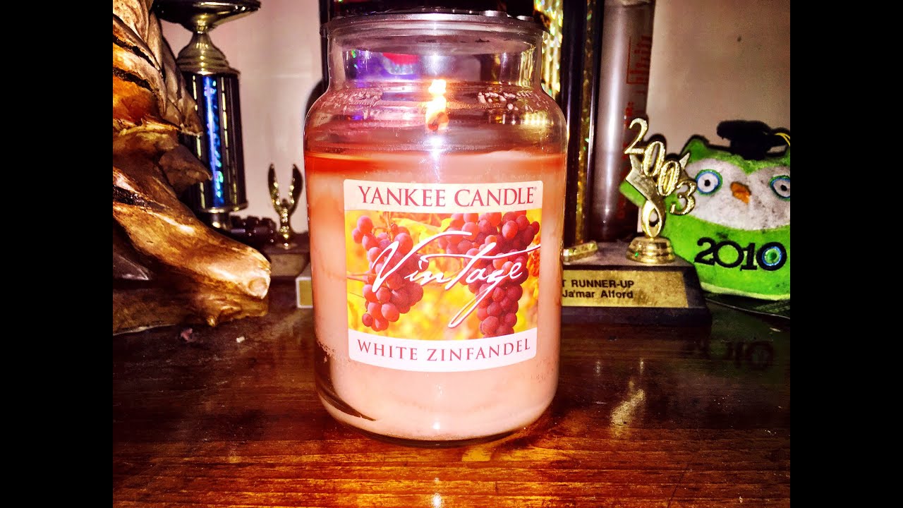 Yankee Candle Review White Zinfandel YouTube