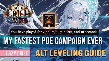 [PoE 3.26] My 3 Best One-Button Alt Leveling Setup for ALL CLASSES | Full Build Guide & Detail POB