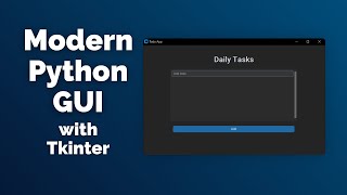 Modern GUI with Python - Tkinter Modern Desktop App [For Beginners] screenshot 5