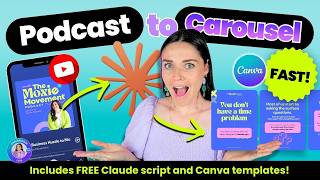 Create a Full Branded Carousel from a Podcast Transcript (Step-by-Step)
