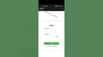 Login page with local storage as database || make mobile a small database || Advanced login page