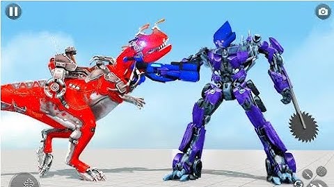 Amazing Dino Robot Car Ep-1 | Rescue City Flying Robot Transforming Android GamePlay | By Game Crazy