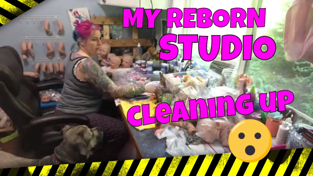 CLEANING REBORN STUDIO/Bean Shanine/REBORN DOLLS/REBORN ARTIST