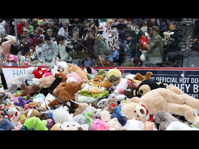 Pennsylvania teddy bear toss sets new record