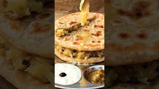 Rajasthani Aaloo Paratha 🤤 #food #streetfood #healthyfood #cooking #viral #vlog #masterchef #love