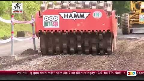 Chào buổi sáng VTV1 - Thi công cào bóc tái sinh đoạn Quảng Nam - KonTum