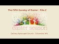 Rite ii  the fifth sunday of easter worship service with holy eucharist