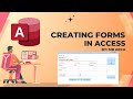 Creating forms and adding Navigation and Record Operations such as ADD, SAVE AND DELETE IN MS ACCESS