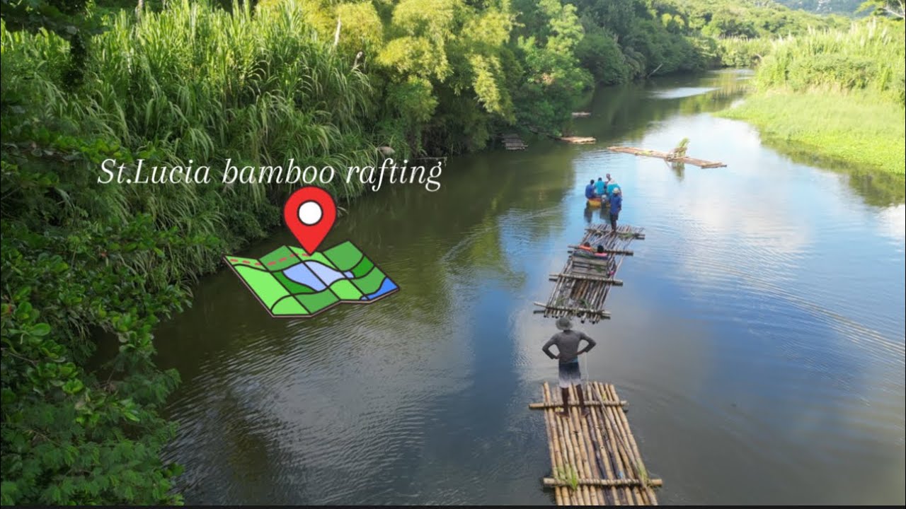 Saint Lucia π±π¨ Bamboo Rafting experience - YouTube