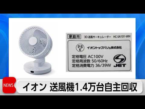 AEON Recalls Approximately 14,000 Air Circulators Due to Fire Hazard