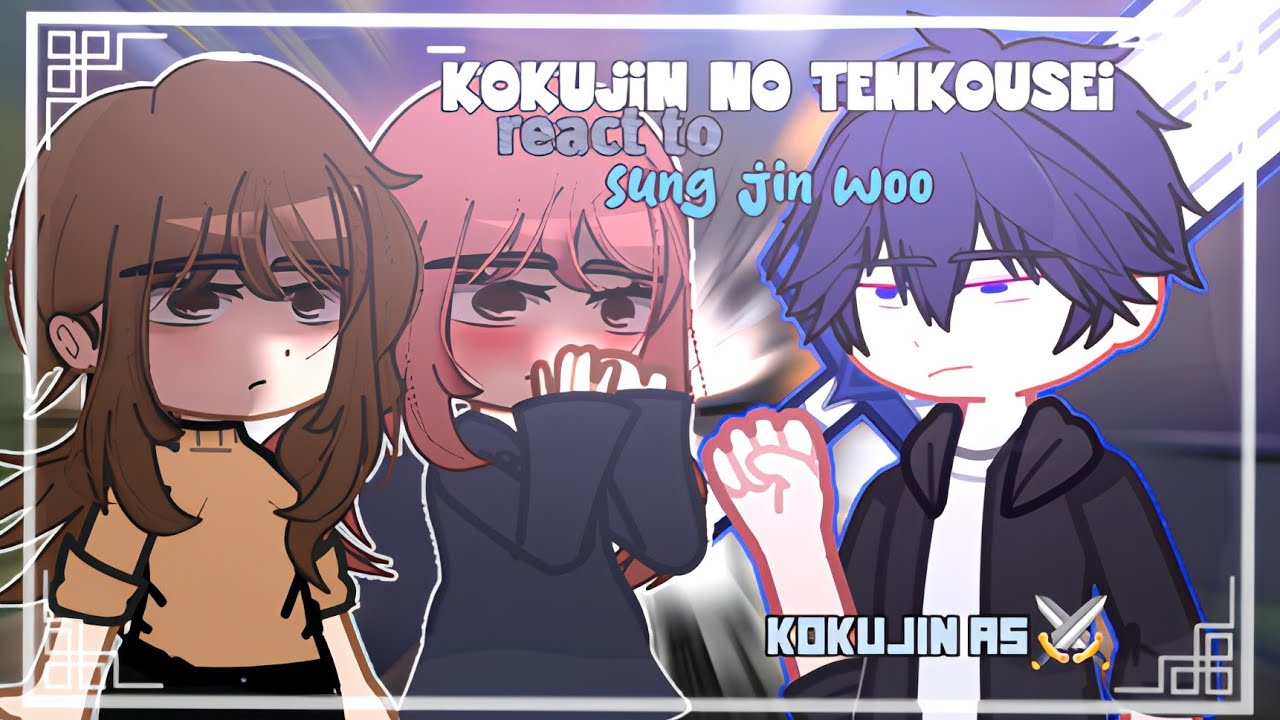 Kokujin no Tenkousei React To Hiroki as jin woo|react to sung jin woo|1/1| 🇺🇸 🇧🇷 NTR 