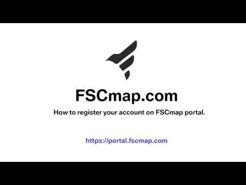 How to register your account on FSCmap portal