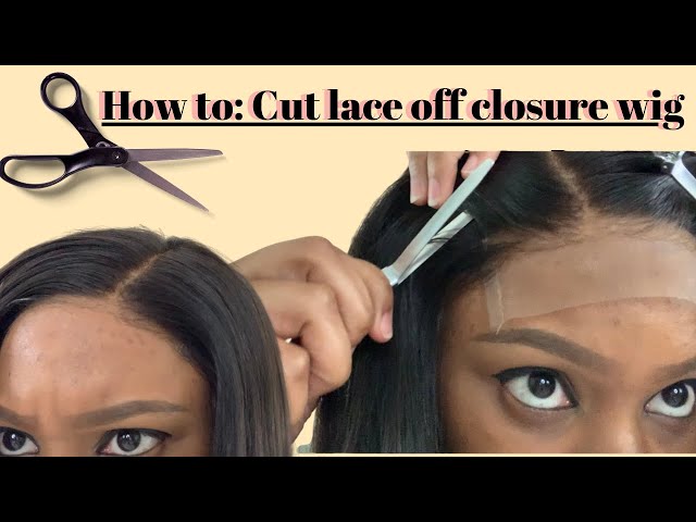 How to cut the lace off of your wig…beginner friendly. You can find pi