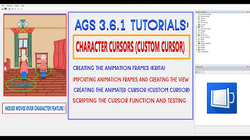 AGS 3.6.1 Tutorials: Creating Character Cursors (Custom Cursor/ Mouse Moves Over Character)