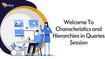 Characteristics and Hierarchies in Queries || SAP BW || Ambikeya