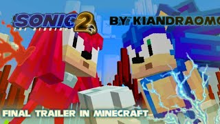 Sonic The Hedgehog 2 Movie Final Trailer In Minecraft (2022) | Kiandra Recreations