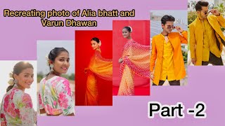 Recreating photo of Alia Bhatt and Varun Dhawan || Part -2