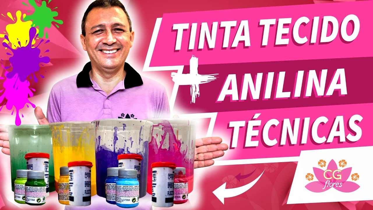 TÉCNICAS DE PINTURA | TINTA DE TECIDO E ANILINA