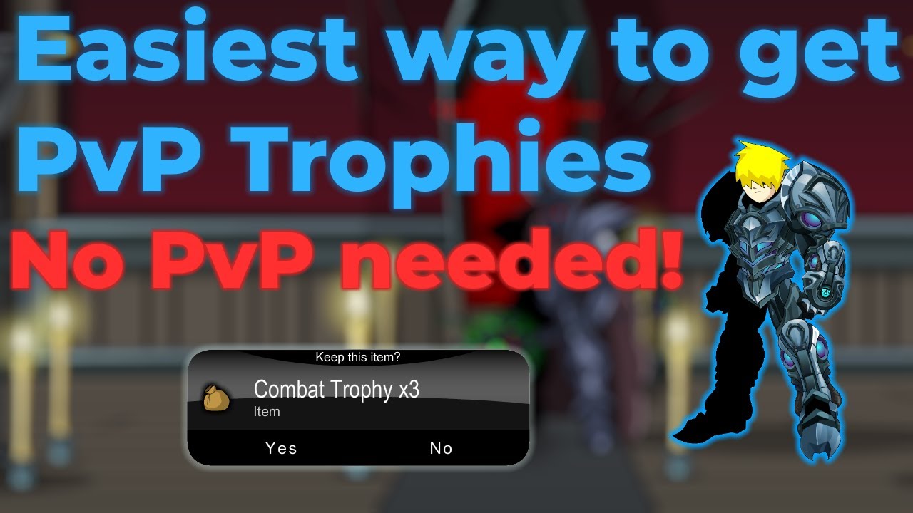 About half way there the miserable combat trophy farm begins : r/AQW
