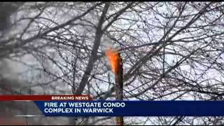 Fire damages condo complex in Warwick
