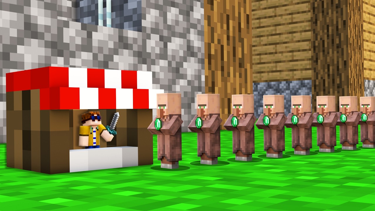 ICH ERÖFFNE einen ILLEGALEN ITEM SHOP! (Minecraft)