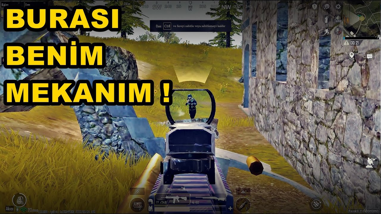 BURASI BENİM MEKANIM ! TEK TEK AVLADIM ! ONE MAN SQUAD ! PUBG MOBİLE