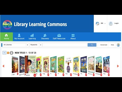 How To Access the WRDSB Library Learning Commons Online *Updated*