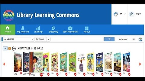 How To Access the WRDSB Library Learning Commons Online *Updated*