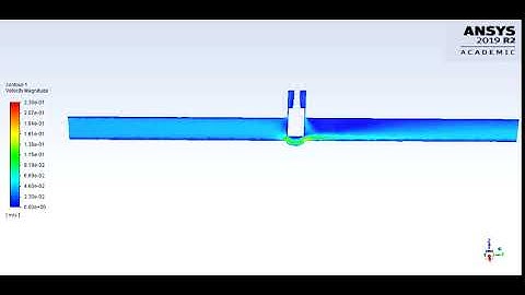 Gate valve simulation with 30 mm of lift using ANSYS fluent