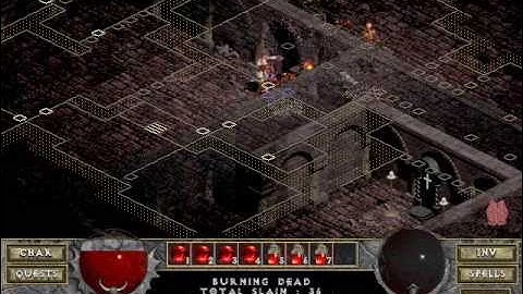 Diablo: "The Hell" mod - Scout playthrough part 002