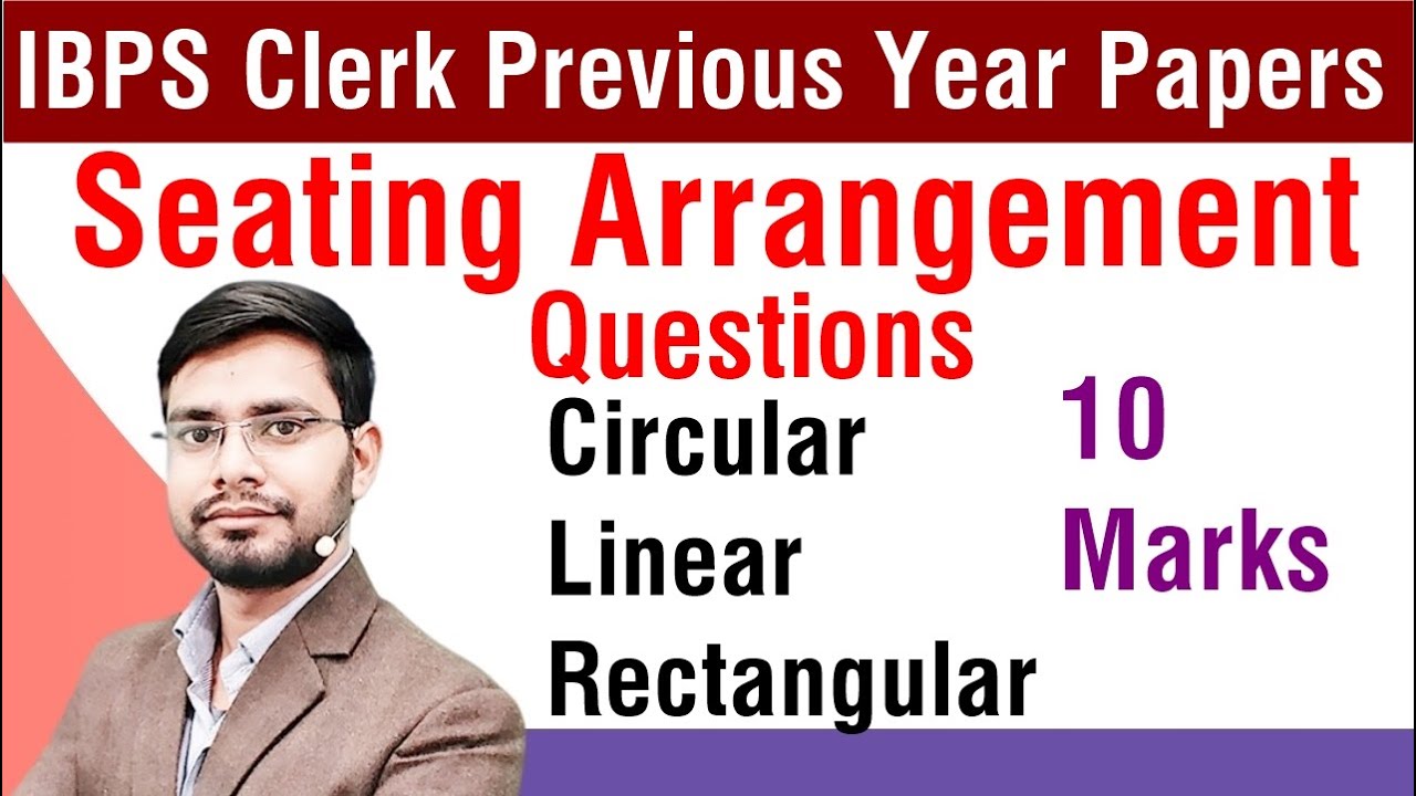 Download IBPS Clerk Previous Year Paper Questions Seating Arrangement Reasoning Tricks In Hindi