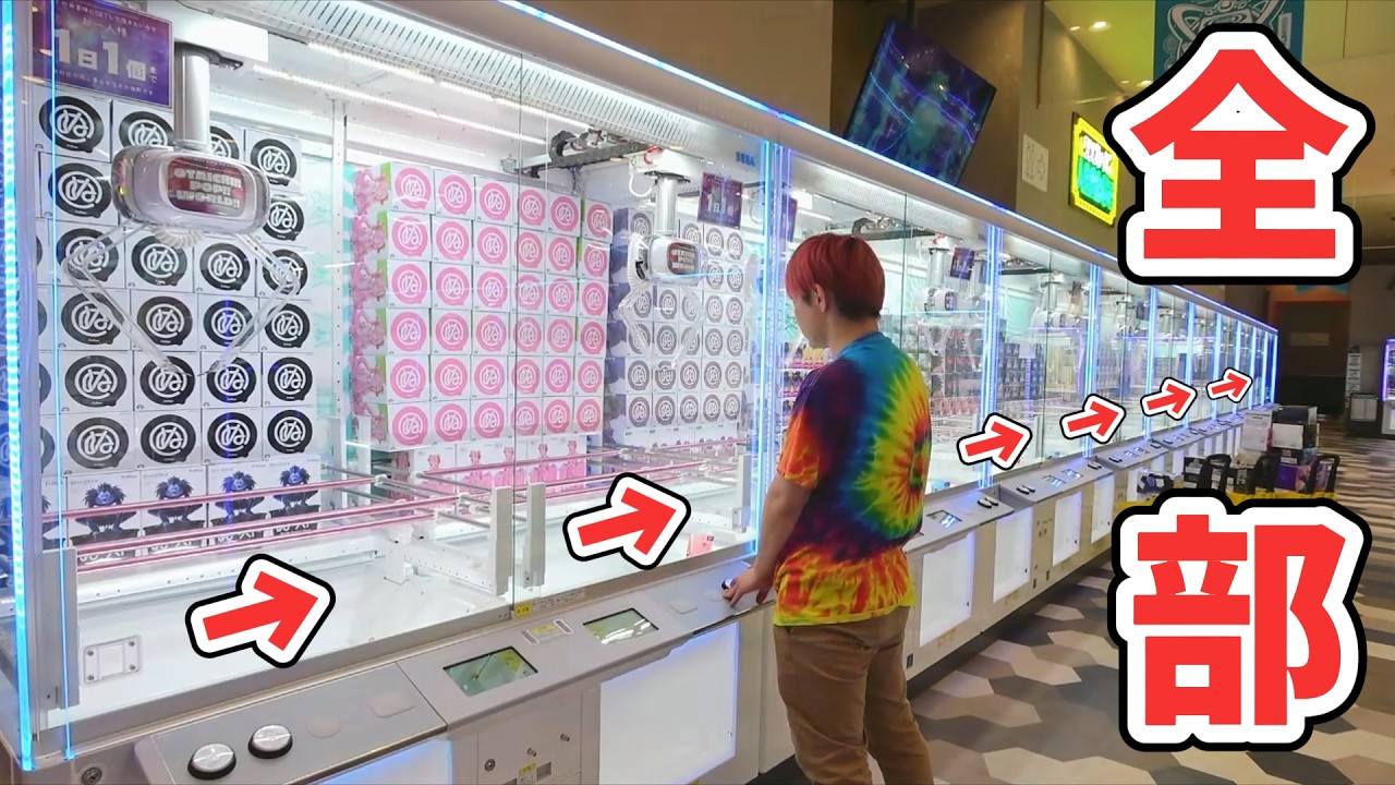 I checked all the crane games and a miracle happened! A total