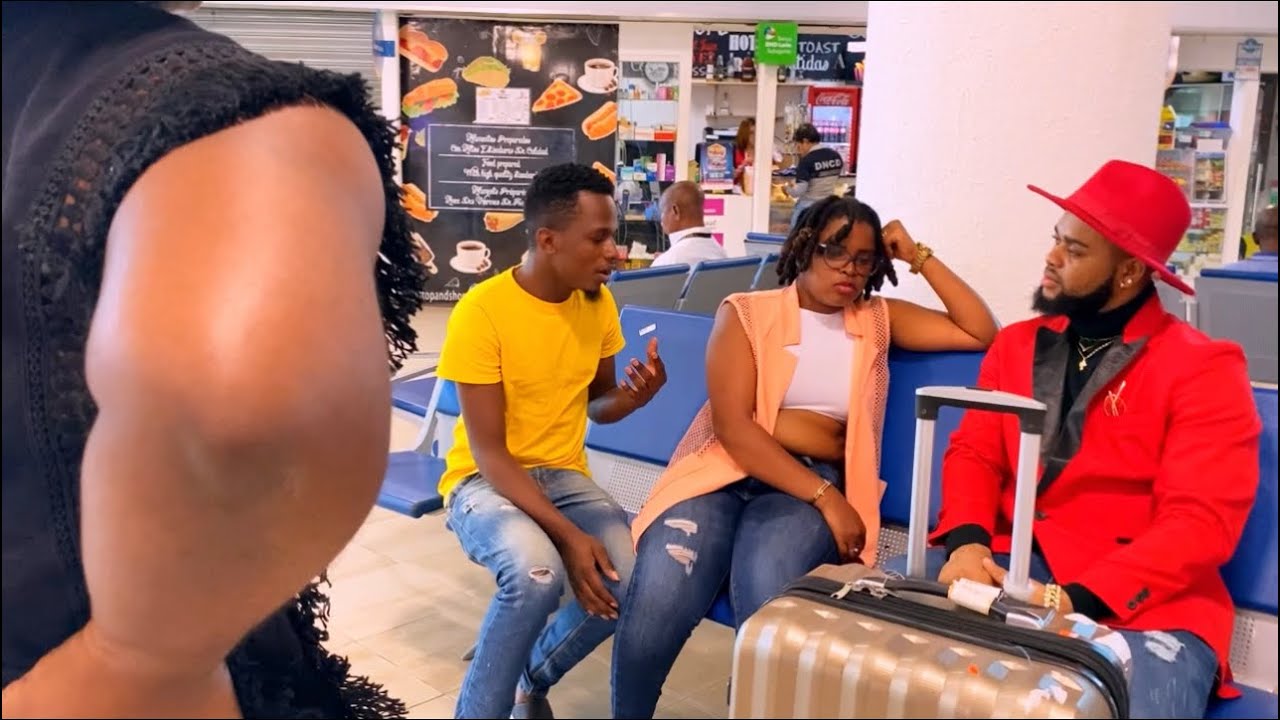 Ninie al epòt lal pran avyon pou li al viv ak yon lòt nèg Haïti k-lezo manke ponyade nèg la prank