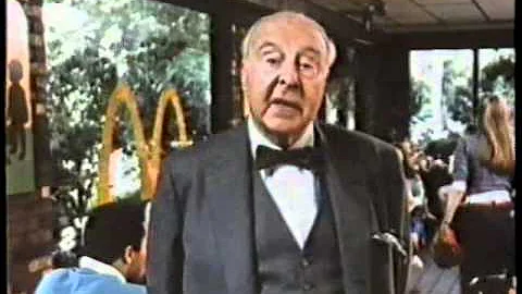 John Houseman 1983 McDonald's Commercial