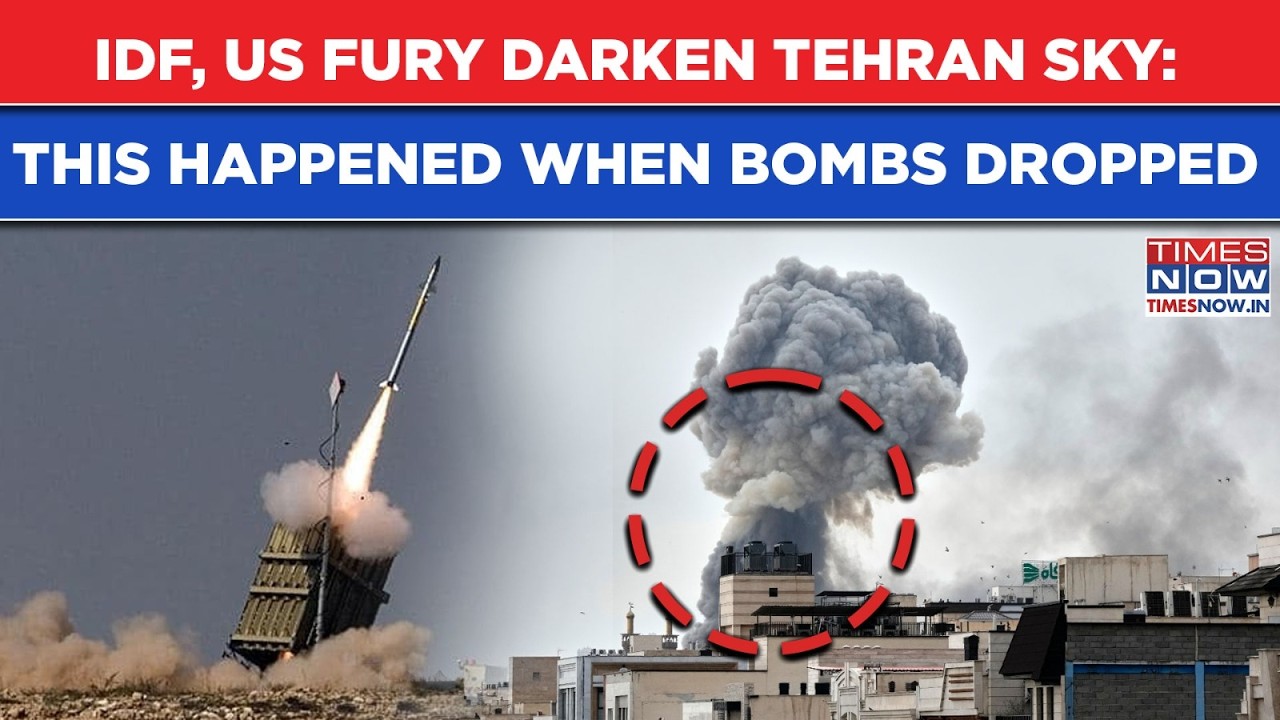 IDF, US Missile Fury Darken Tehran Sky: Israel Bombs Bleed Iran's 'Heart'| IRGC Revenge Blitz Next?