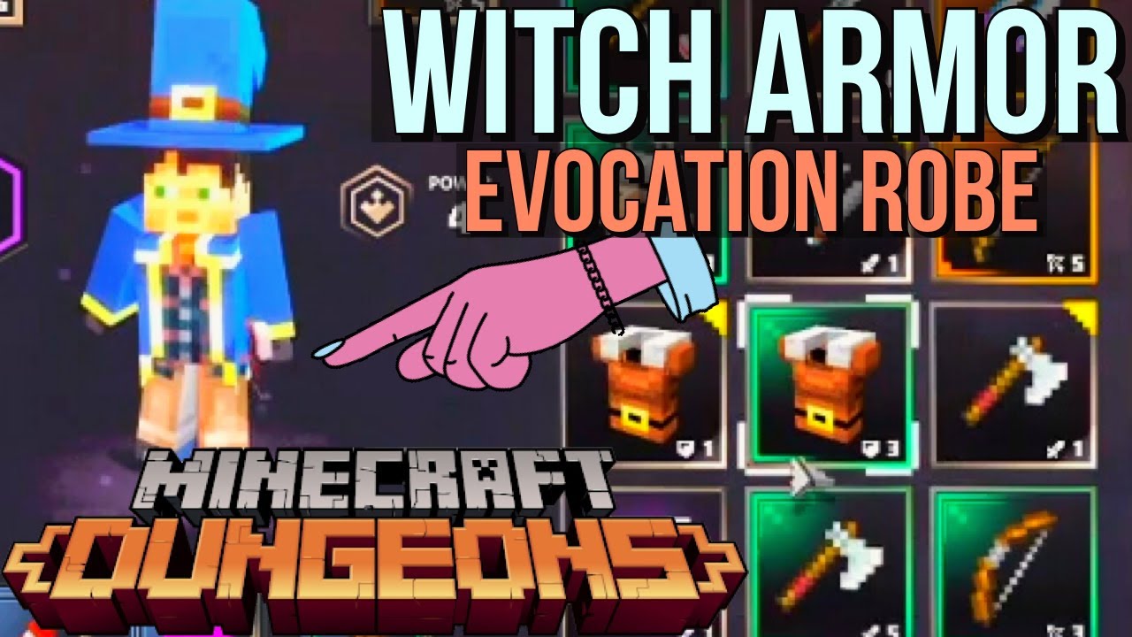[Minecraft Dungeons] Evocation Robe from Enderman at Soggy Swamp YouTube