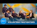 Ellen Meets Heroic Volunteer Firefighters