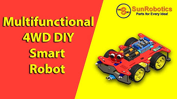 Multifunctional 4WD DIY Smart Arduino based Robotics Car Kit