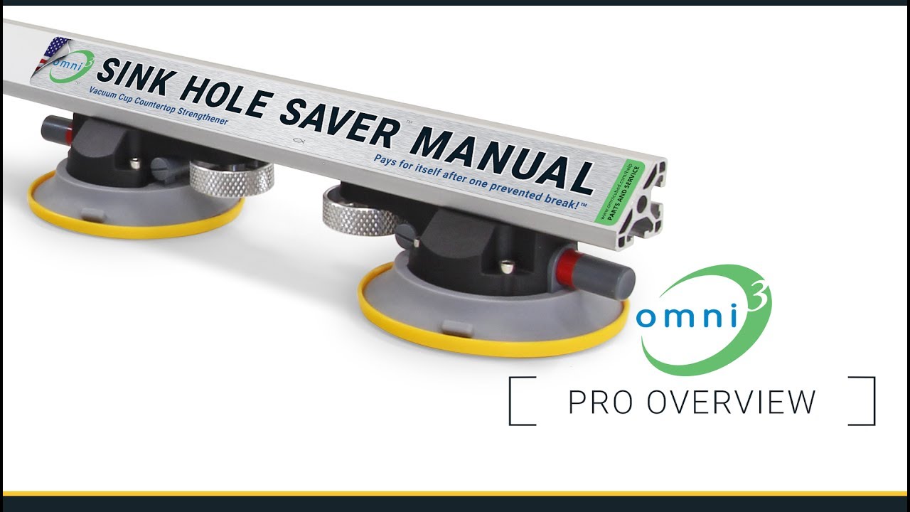 Omni Cubed Pro Overview Sink Hole Saver Manual