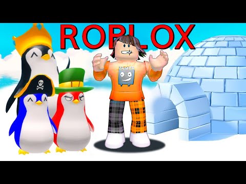 პინგვინი გავხდი Penguin Tycoon Roblox ubralod noobi