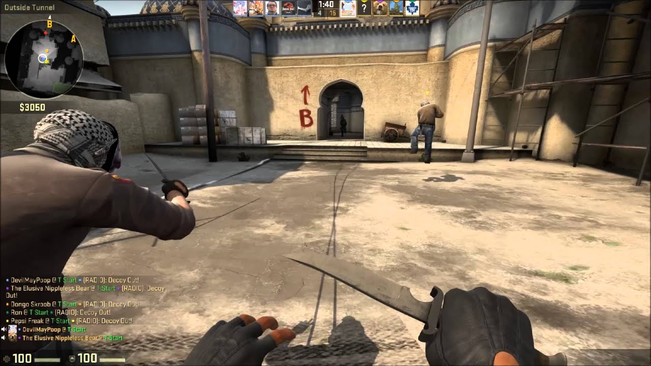 How to Decoy Trick the Silvers on CS:GO Dust! - YouTube