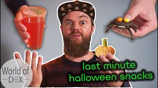 5 easy Last Minute-Snacks for your spooky Halloween Party🎃 | World of Dox