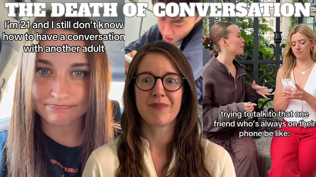 People don’t know how to TALK anymore.. and it’s isolating. 