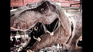 JURASSIC PARK - T-Rex - Skinning an Animatronic Dinosaur Part 1 - BEHIND-THE-SCENES