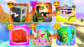 Craft World🤩 VS Block Gun😈 VS Craftsman😎 VS CraftyLands🥴 VS EarthCraft😮‍💨 VS Candy Craft🥰