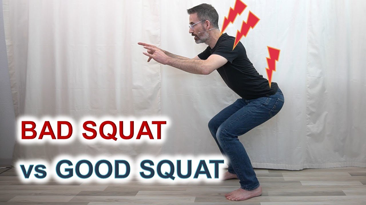 How To Perform A Proper Squat Without Risking Back Pain - YouTube