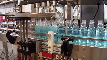 Apex Filling Systems 16oz Water Test 4 Head Economy Overflow Filler