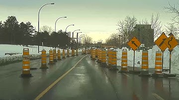 Tesla Model 3 Autopilot Successfully Navigates a Construction Zone