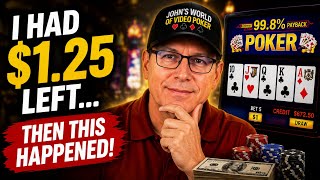I Had $1.25 Left…Then Video Poker Gave Me One Last Shot #redrockcasino, #bonuspoker #casino #jackpot screenshot 5