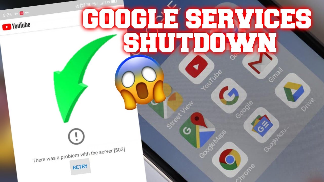 YOUTUBE SERVER DOWN GOOGLE SERVICES IS SHUT DOWN IN ALL OVER WORLD😱😱 YouTube